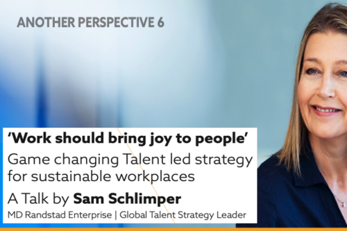 Title Image Sam Schlimper, Talk "Work should bring joy to people"