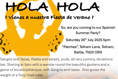 Spanish Event Poster