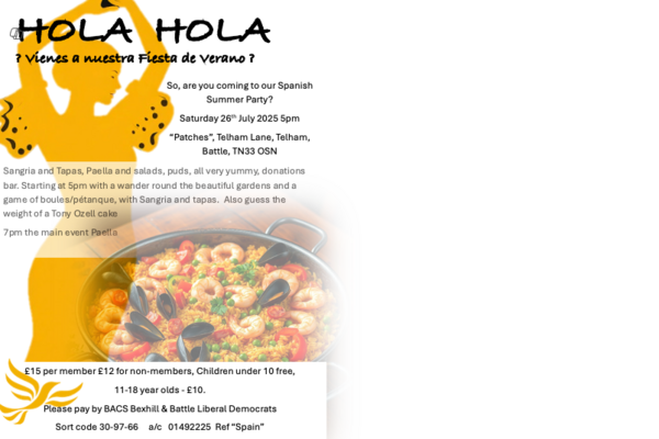 Spanish Event Poster