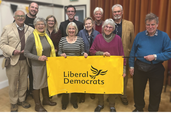 Ben Dempsey, (back row centre) is pictured here with some of our local District and County Councillors.