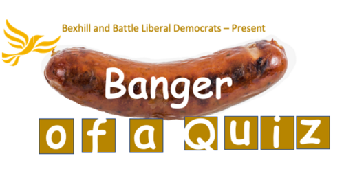Heading image for the Banger of a Quiz event